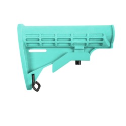 AR-15 Collapsible Standard Version Stock Body-Mil Spec- Cerakote Robins Egg